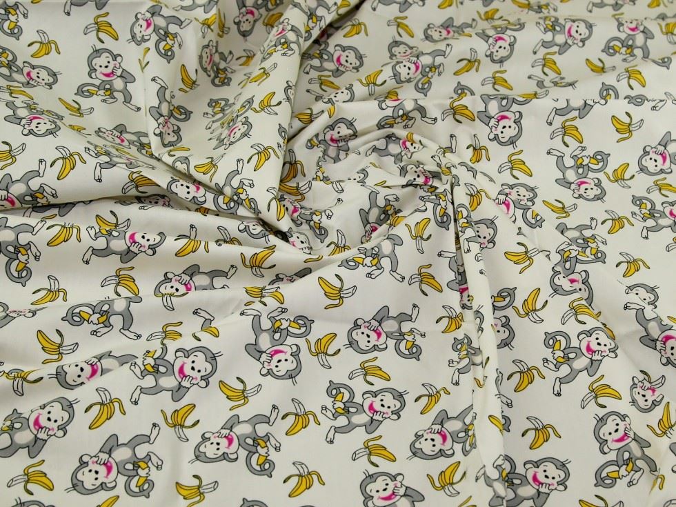 Grey Deadstock 100% Cotton Poplin Fabric