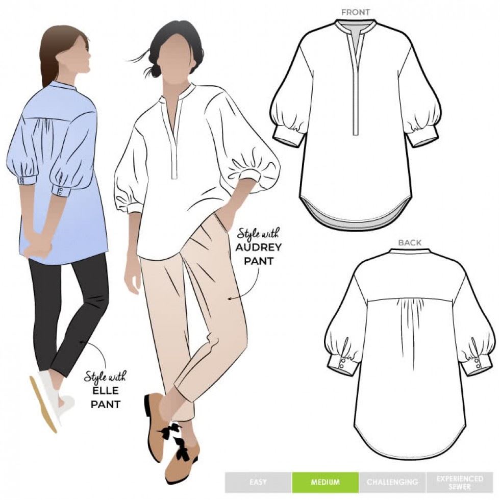 Style Arc Sewing Pattern Kent Tunic