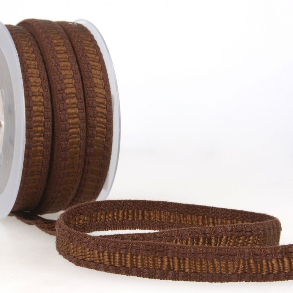 Stephanoise Flat Braid Trim Brown