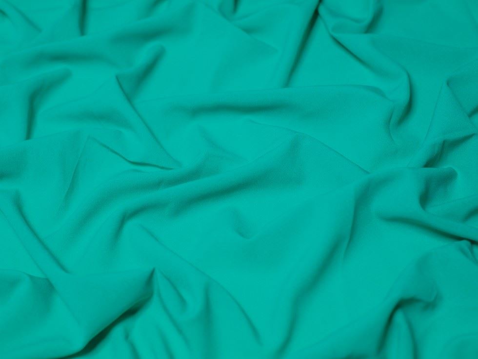 Minerva Core Range Peacock Single Georgette Fabric