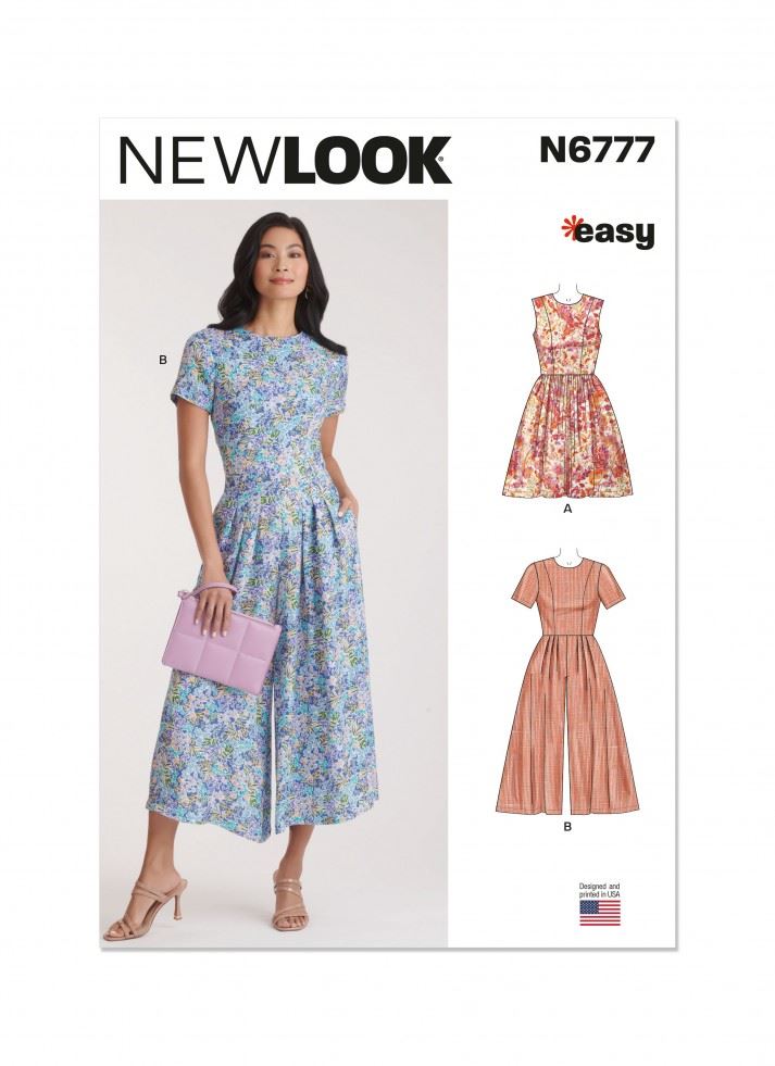 Minerva Sewing Pattern 6777 New Look Newlook-6777A