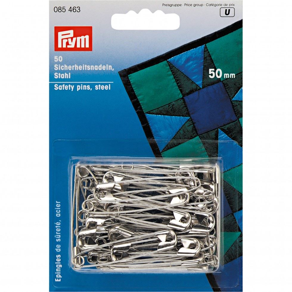 Minerva Safety Pins Silver Prym 85463