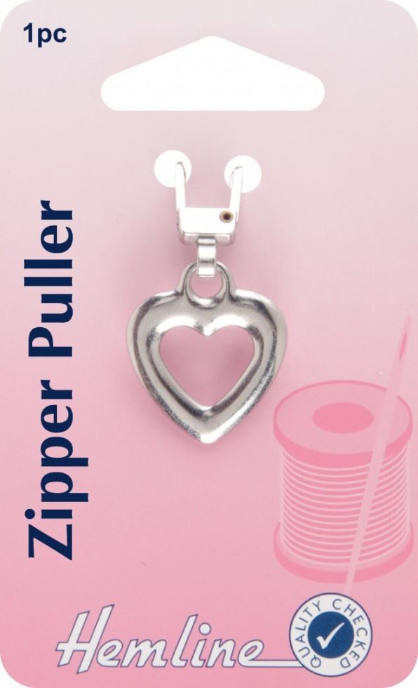 Hemline Silver Zip Puller