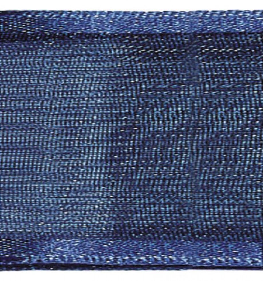 Berwick Offray Arabesque Ribbon Navy Blue
 
