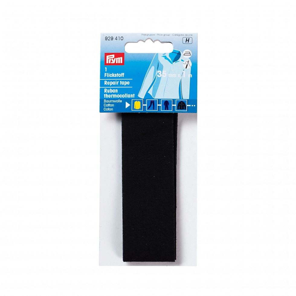 Prym Black Cotton Repair Sheet
