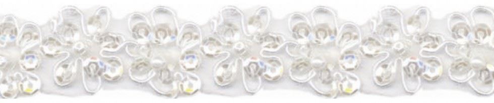 Simplicity White Bridal Lace Trim