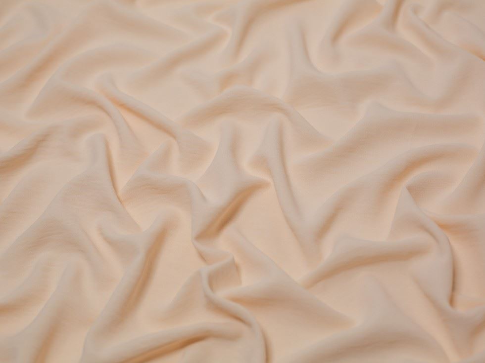 Minerva Core Range Ocean Washed Stretch Woven Crepe Fabric Blush
 