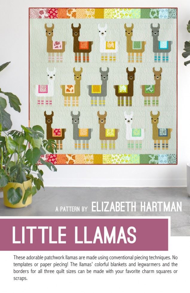 Elizabeth Hartman Quilting Pattern Little Llamas Quilt
 