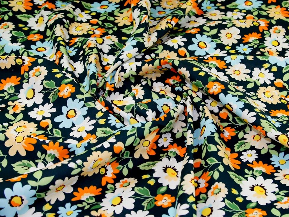 Deadstock 100% Cotton Poplin Fabric Teal
 