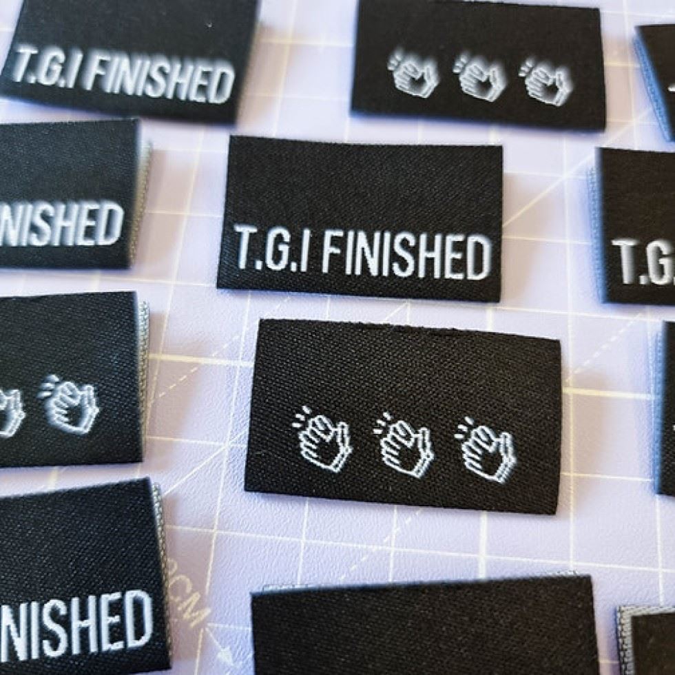 Sew Anonymous T.G.I Finished Woven Labels
 
