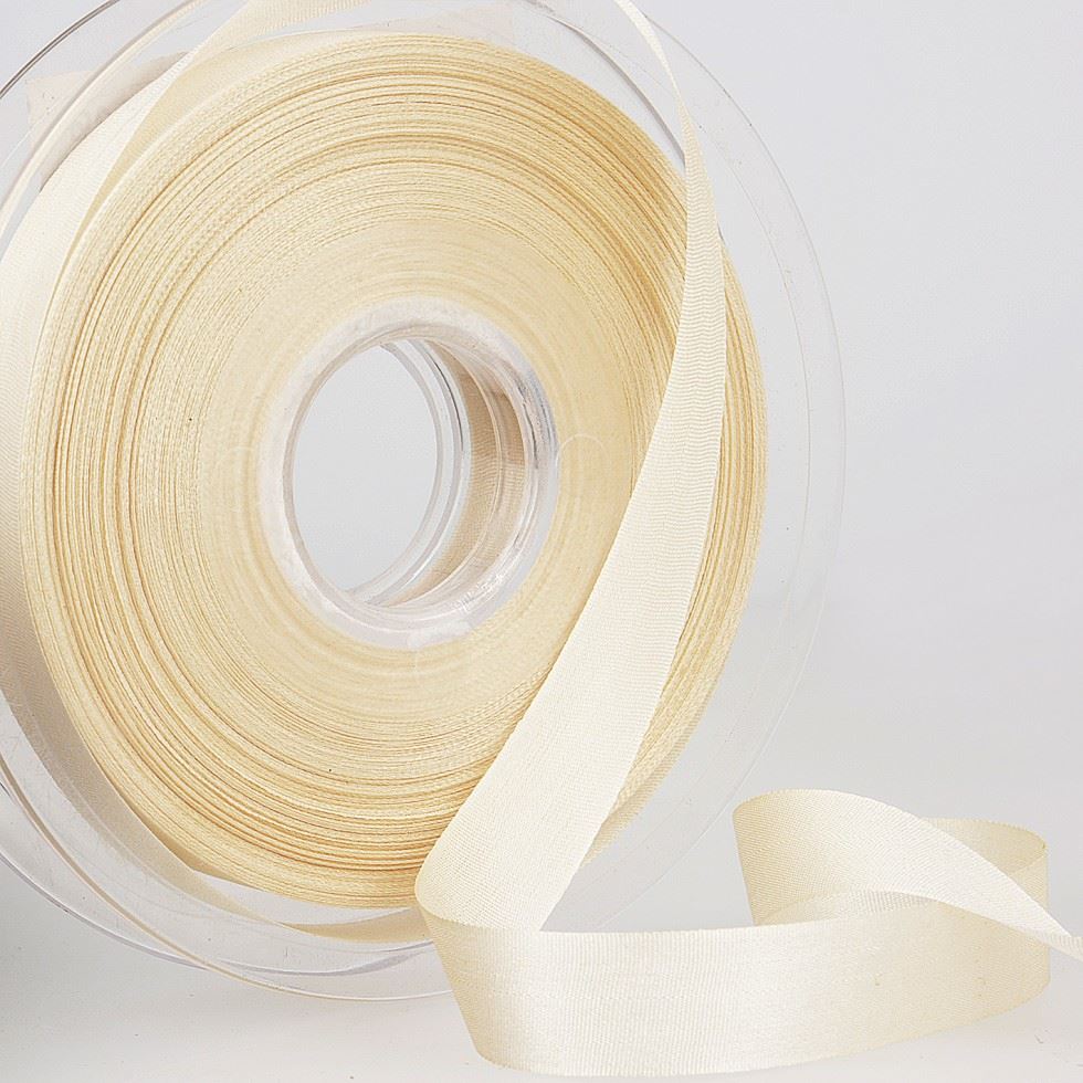 Stephanoise Fine Silk Ribbon Beige
 