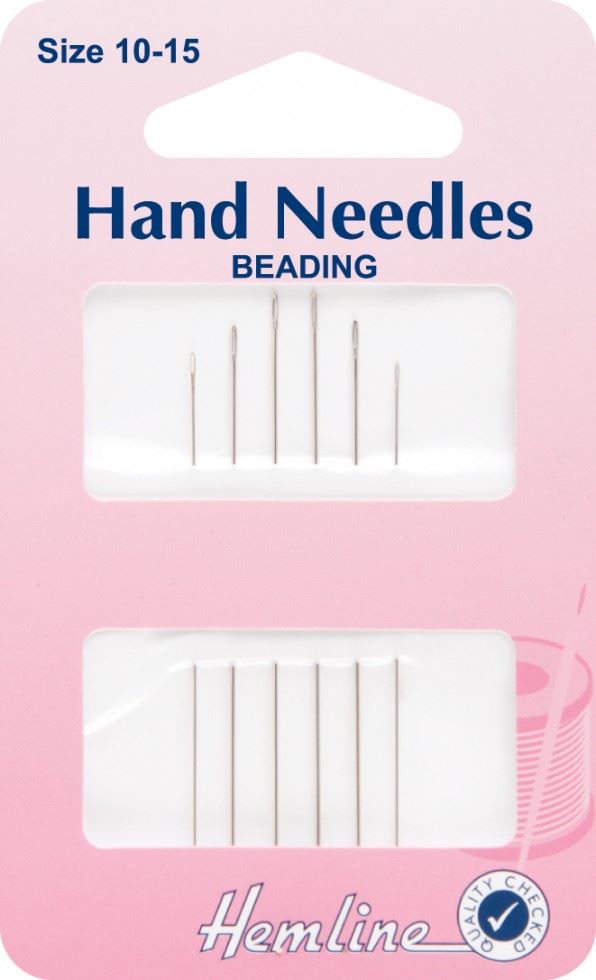 Minerva Super Fine Beading Needles Hemline H209.101