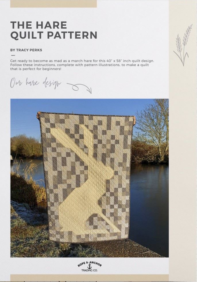Rope and Anchor Trading Quilting Pattern Hare
 