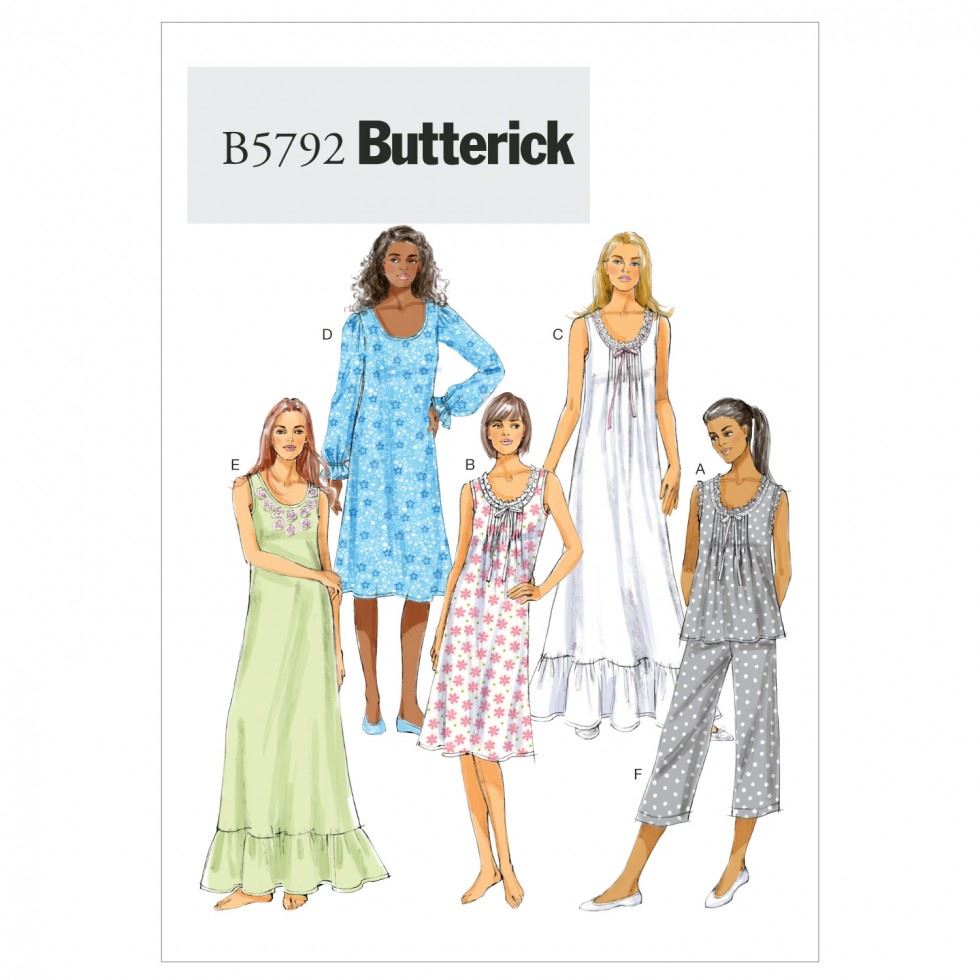 Butterick Paper Sewing Pattern 5792
 