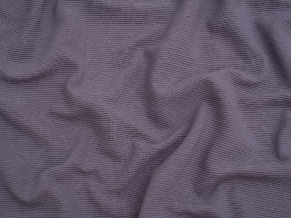 Minerva Core Range Lilac Cotton Ottoman Rib Stretch Knit Fabric