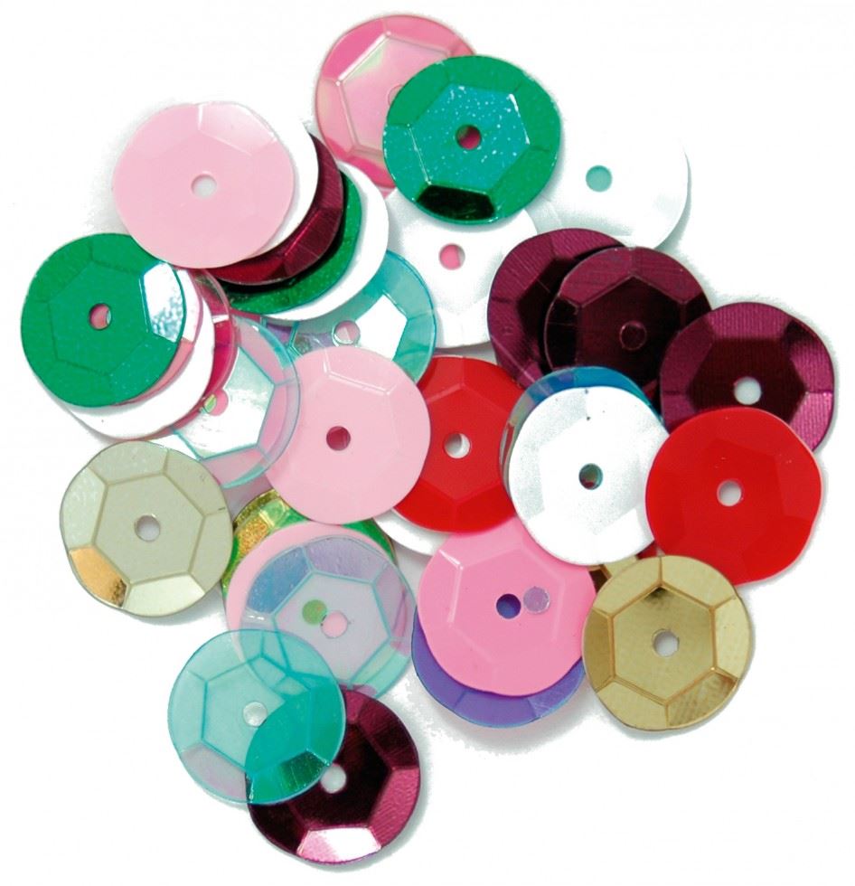 Craft Factory Multi Round Cup Sequins