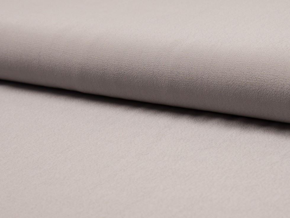 Light Grey Deadstock 100% Viscose Crepe Fabric