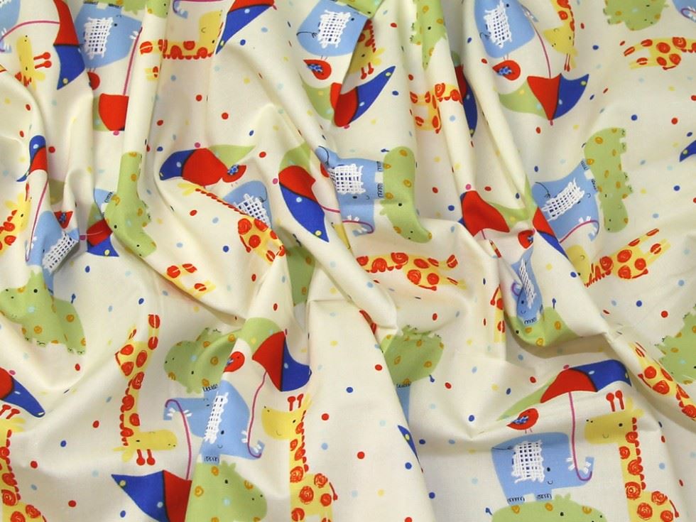 Cream Deadstock 100% Cotton Poplin Fabric