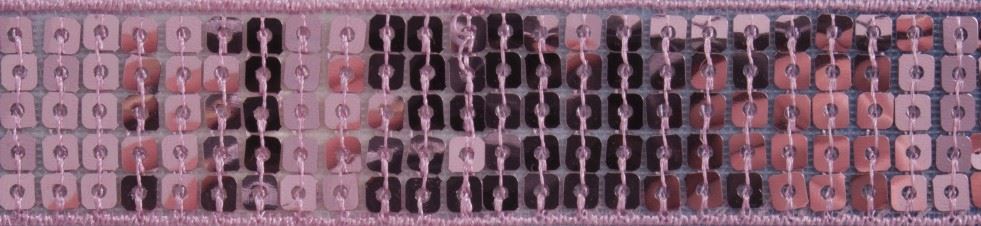 Essential Trimmings Pink Sequin Braid Trim