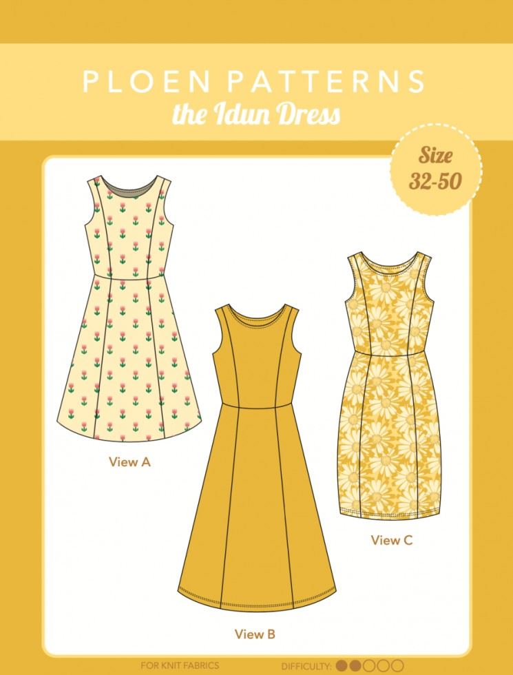 Ploen Patterns Paper Sewing Pattern Idun Dress
 