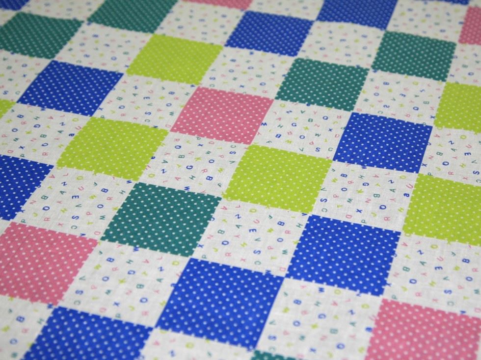 Printed Polycotton Fabric Pink Multi
 