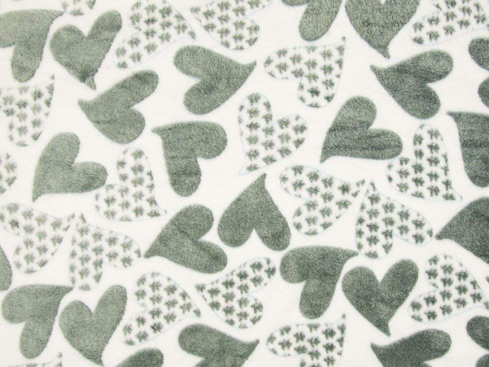 Grey Deadstock Plush Cuddle Fleece Fabric