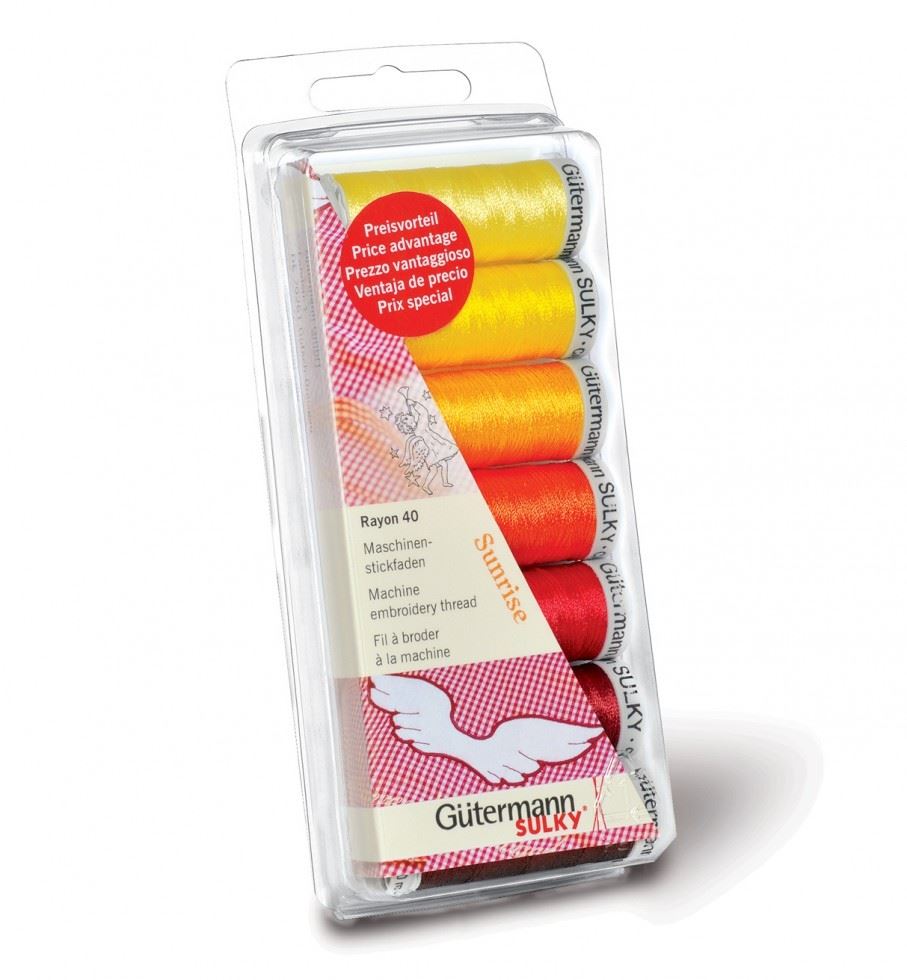 Gutermann Sunrise Embroidery Thread Box