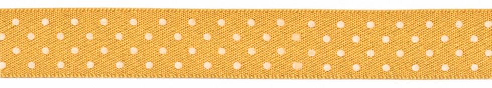 Berisfords Micro Dot Ribbon (Value Roll) 37 Gold