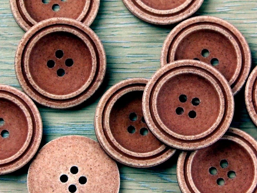 Crendon Round Buttons (Value Pack) Burnt Orange
 