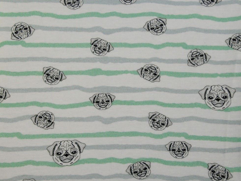 Deadstock Cotton Jersey Stretch Knit Fabric Green
 
