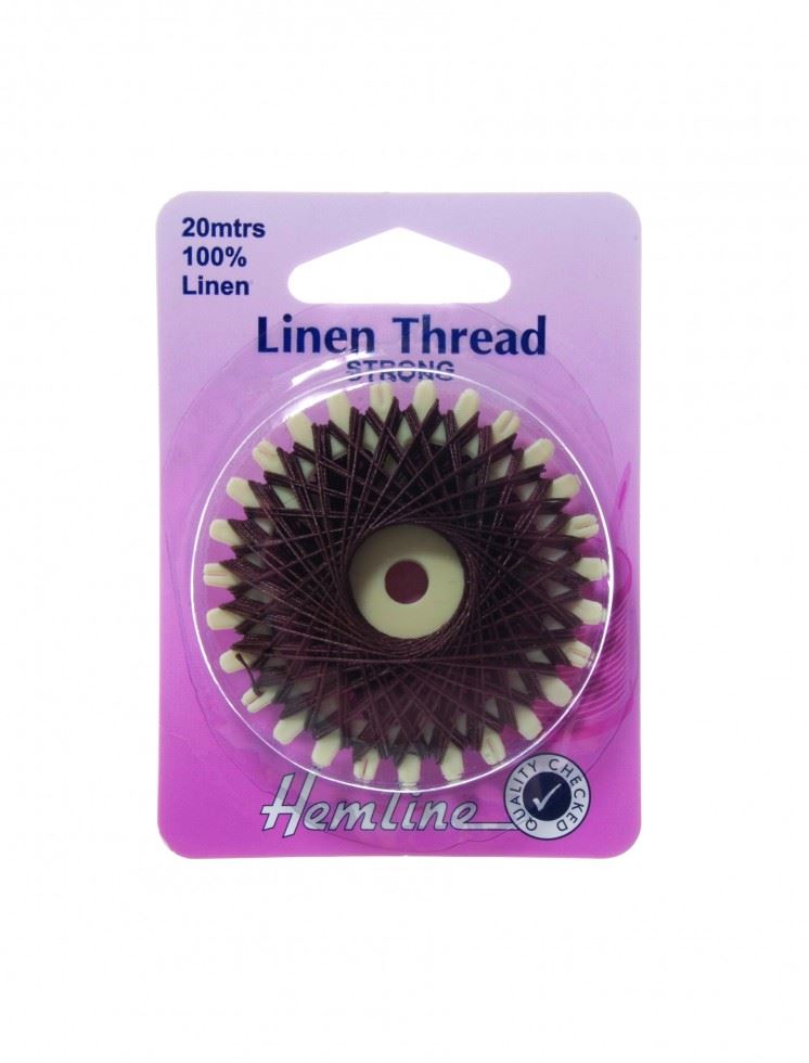 Hemline Khaki Waxed Linen Thread