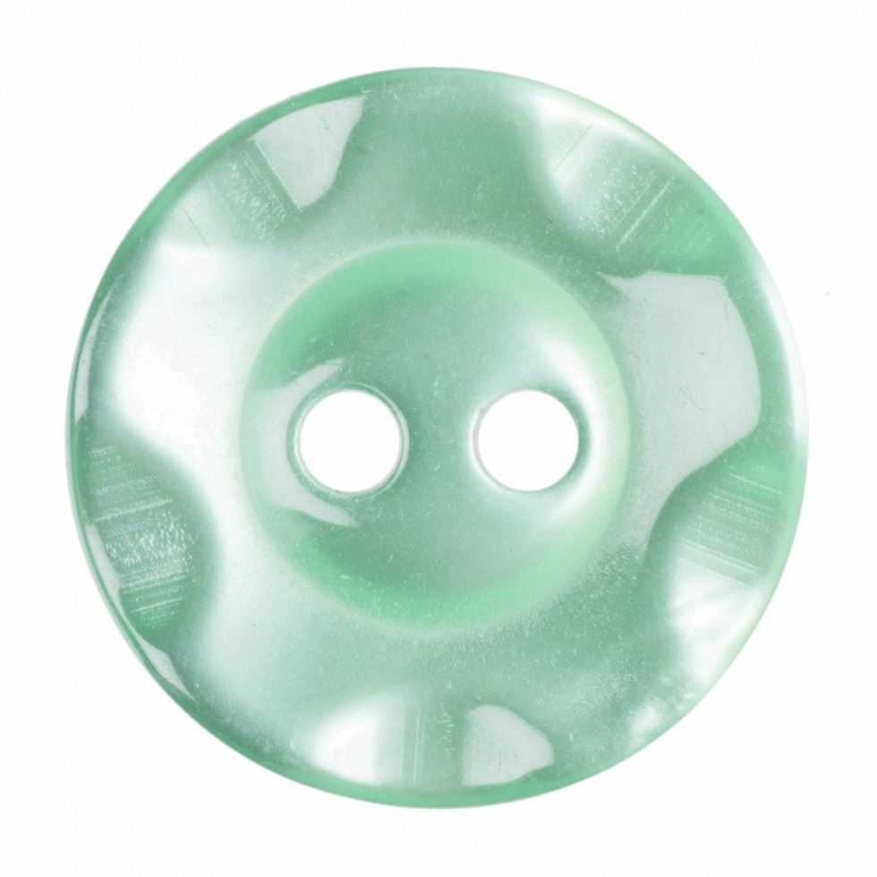 Hemline Lime Green Round Plastic Buttons