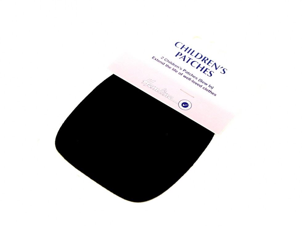 Hemline Navy Blue Faux Suede Patches