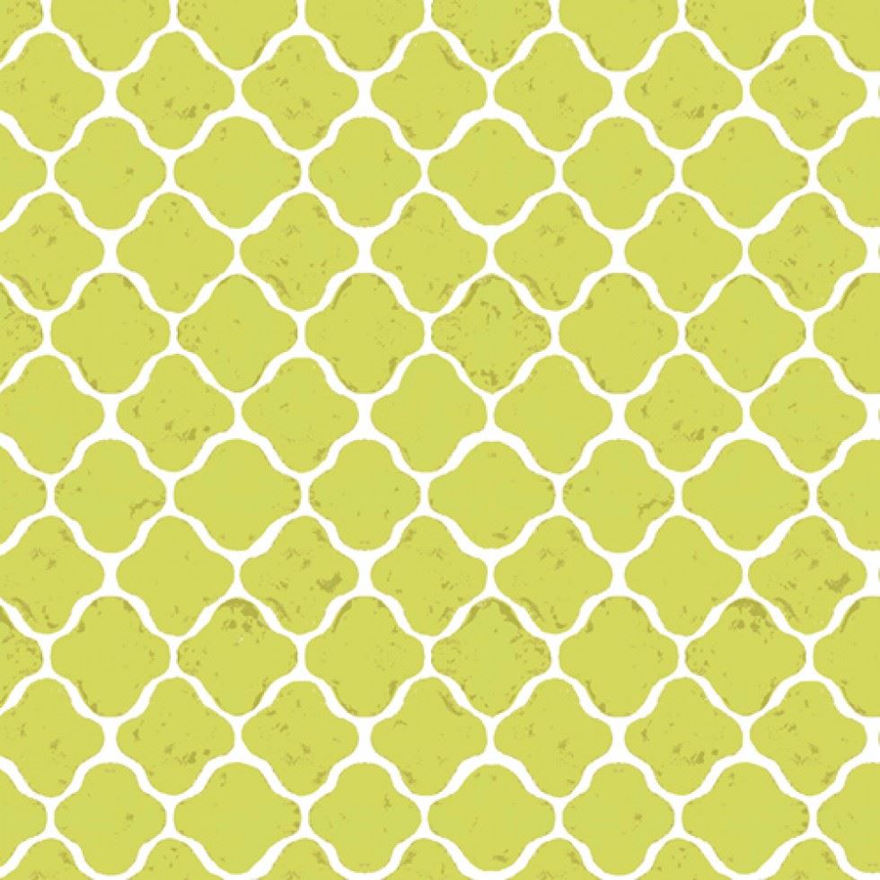 Art Gallery Fabrics Floralish 100% Cotton Poplin Fabric Latticework Verdant