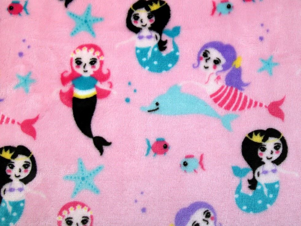 Pink Deadstock Plush Cuddle Fleece Fabric