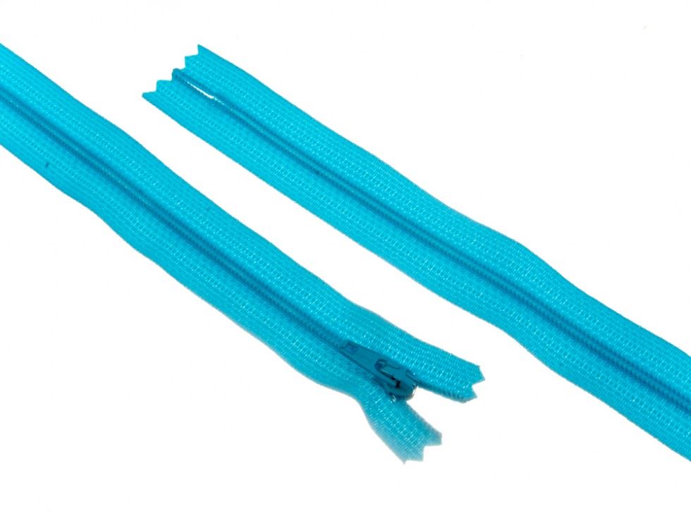 YKK Nylon Closed End Dress Zips Pale Turquoise