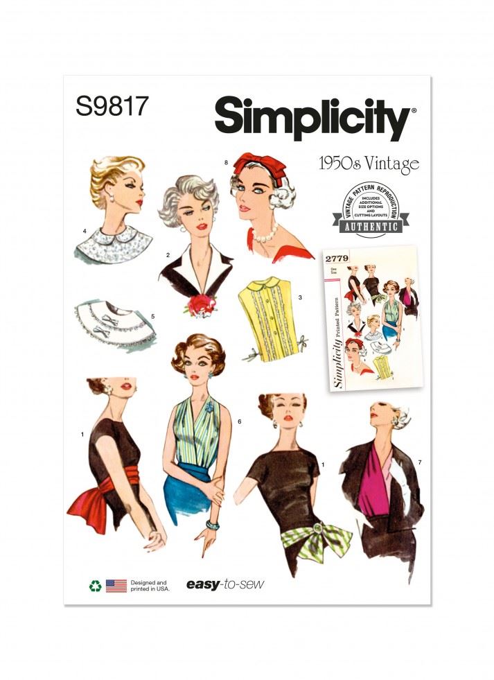 Simplicity Paper Sewing Pattern 9817
 