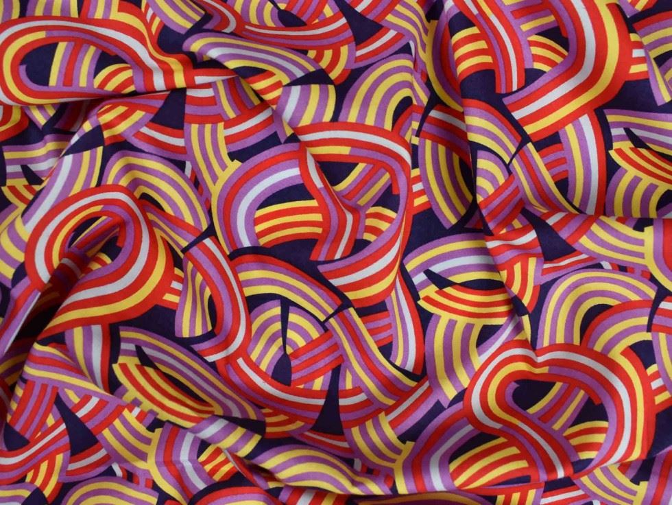 Storrs London Egyptian Cotton Lawn Fabric Multicoloured