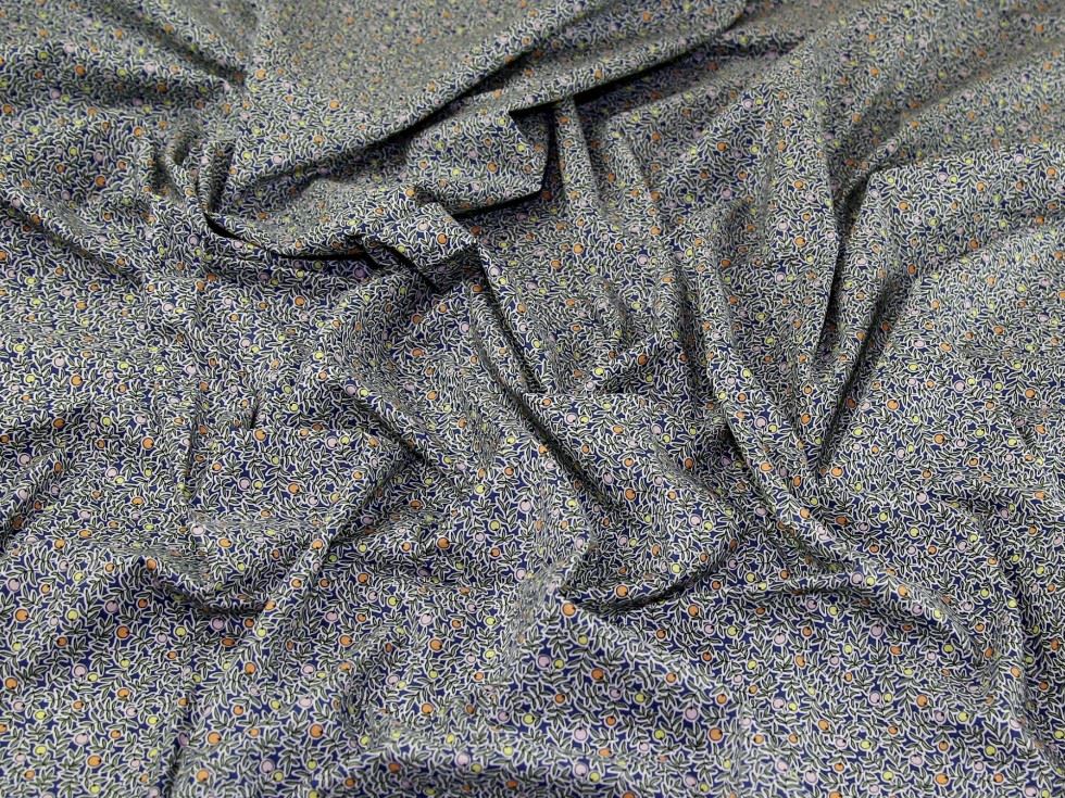 Blue Cotton Lawn Fabric