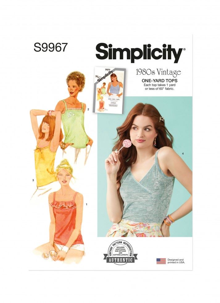Simplicity Paper Sewing Pattern 9967
 