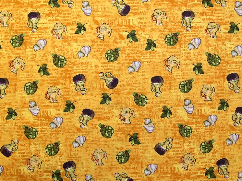 Deadstock 100% Cotton Fabric Gold
 