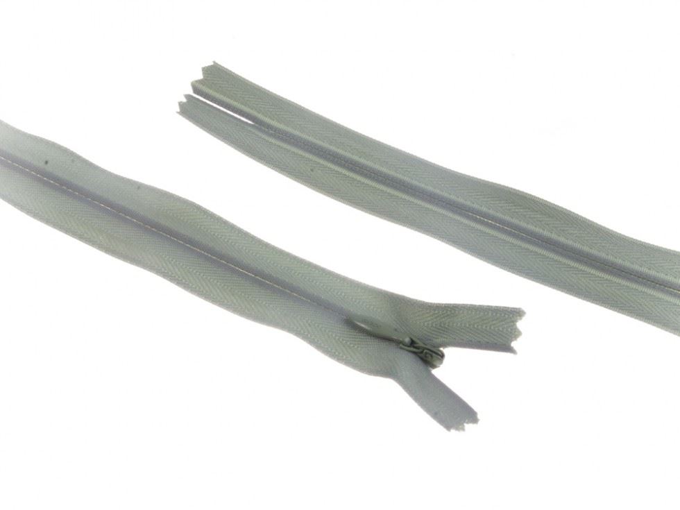 Light Sage Concealed Invisible Closed End Zips