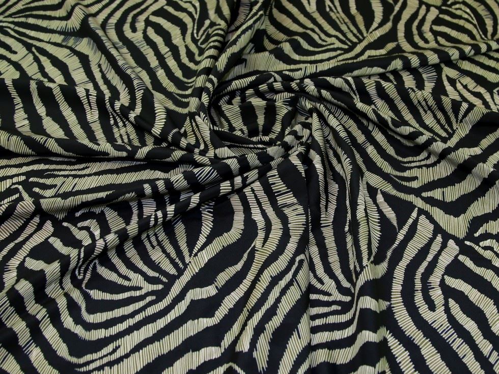 John Kaldor Crepe De Chine Fabric Olive
 