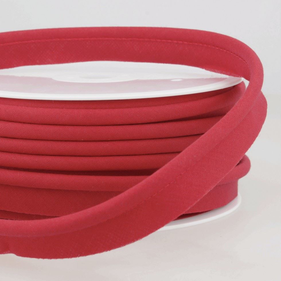 Stephanoise Flanged Piping Cord Raspberry