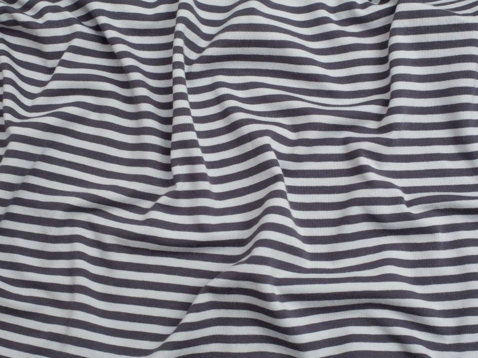 Cotton Jersey Stretch Knit Fabric Light Grey