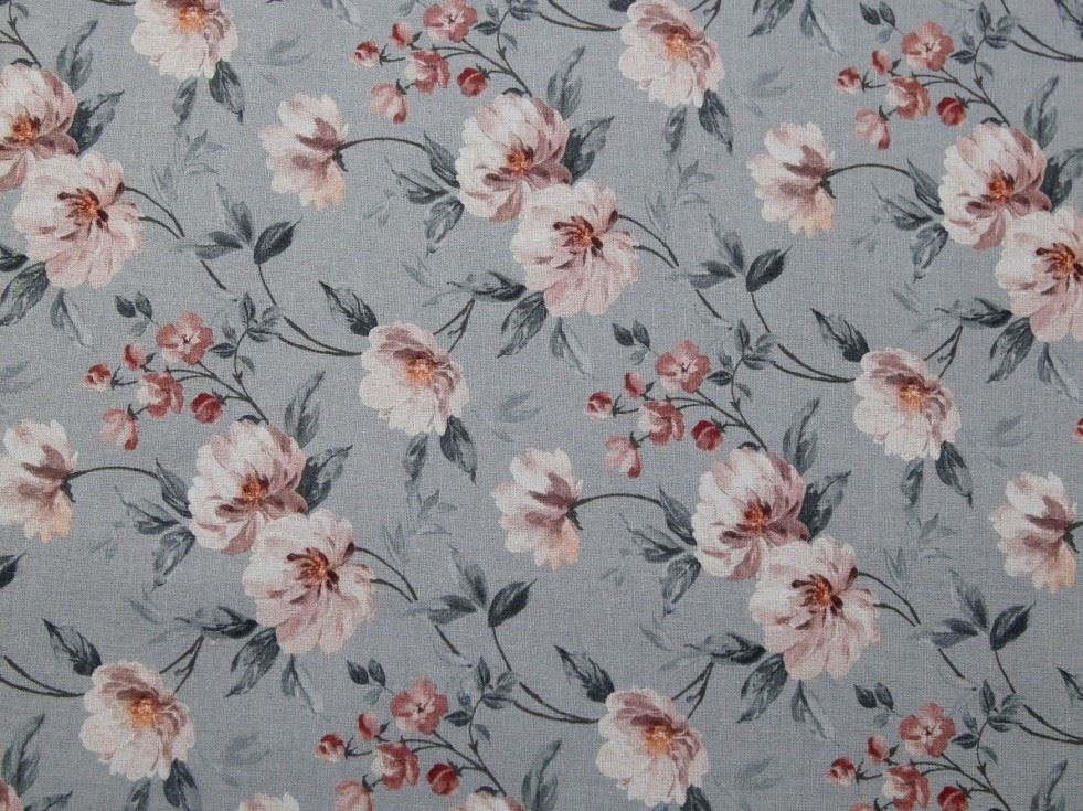 Blue Deadstock 100% Cotton Fabric