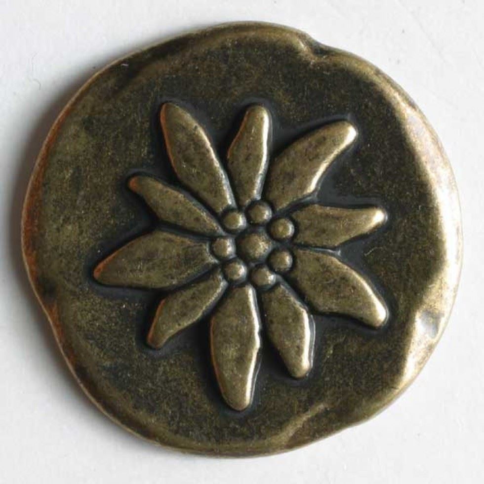 Dill Gold Round Metal Buttons (Value Pack)