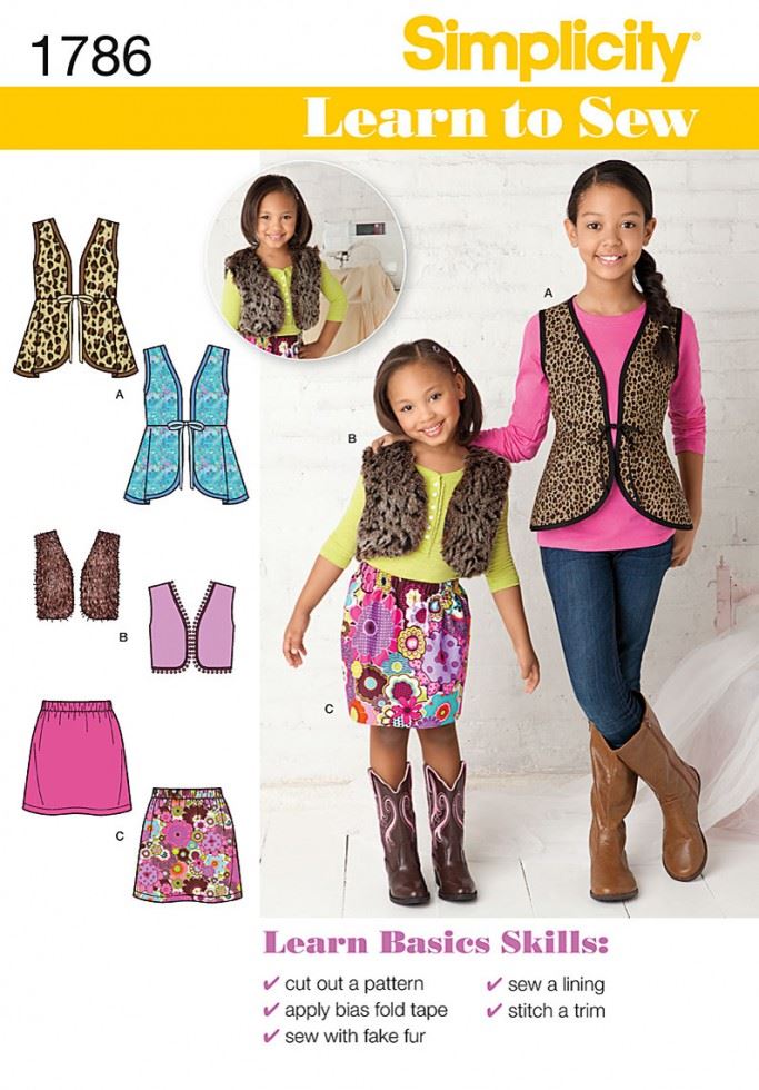 Simplicity Paper Sewing Pattern 1786
 