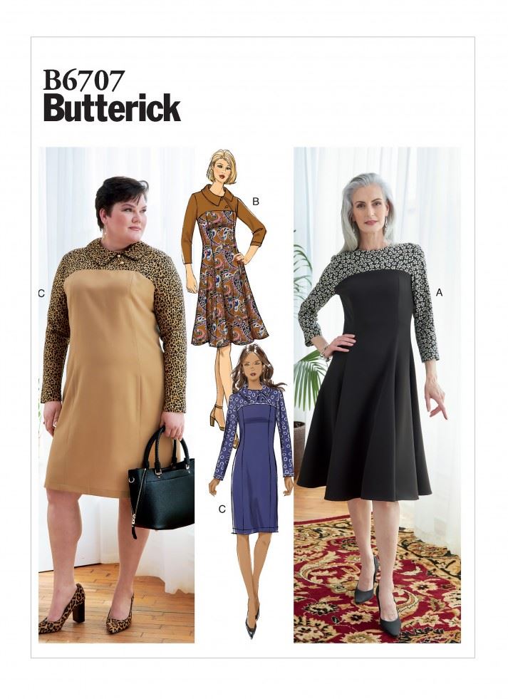 Minerva Sewing Pattern 6707 Butterick Butterick-6707-B5
