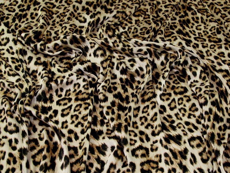 Gold Deadstock Crinkle Satin Fabric